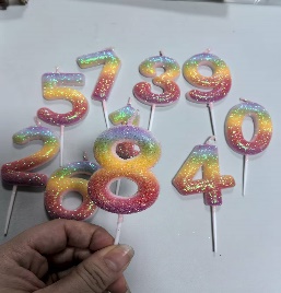 生日蜡烛，新品数字蜡烛