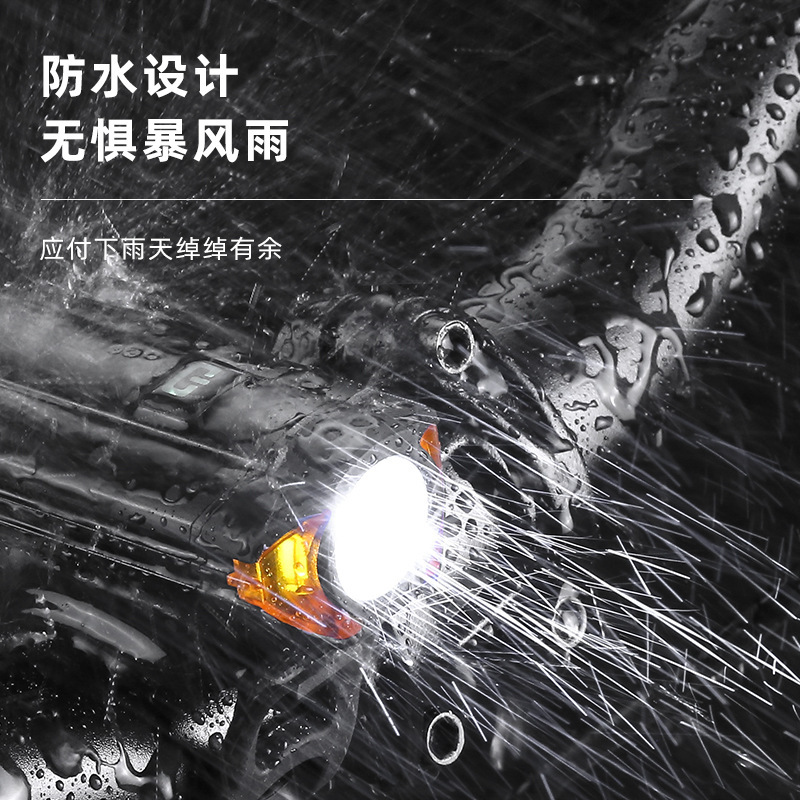 Bestseller and best-selling high-intensity bicycle light Type-C charging safety riding equipment mountain bike outdoor night riding light Application Scenario