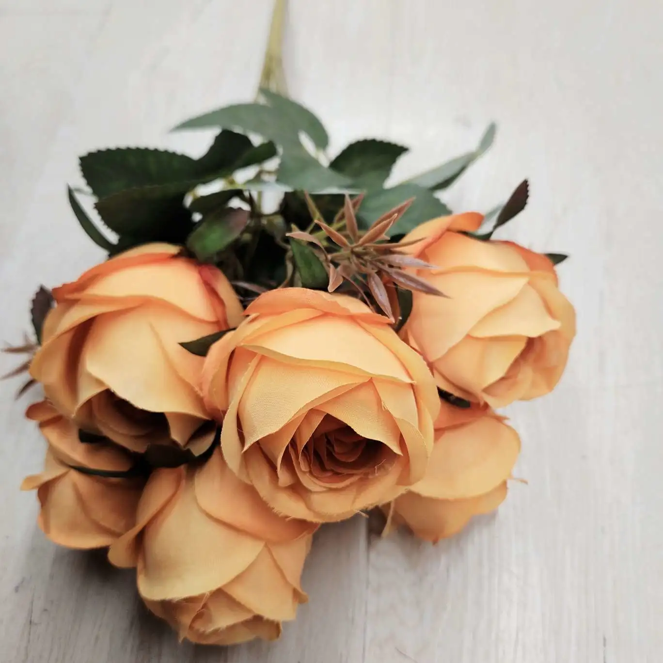 7 candy rose office simulation garden rose poles, torches, carnival night guides, electroplated crochet flower bouquets, decorative items detail image 8