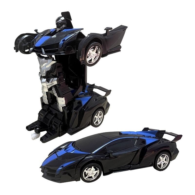 Wuyuan toys one-click transformation remote control car, Diamond robot, small police car, Lamborghini sports car, electric children's toys wholesale, foreign trade export detail image 10