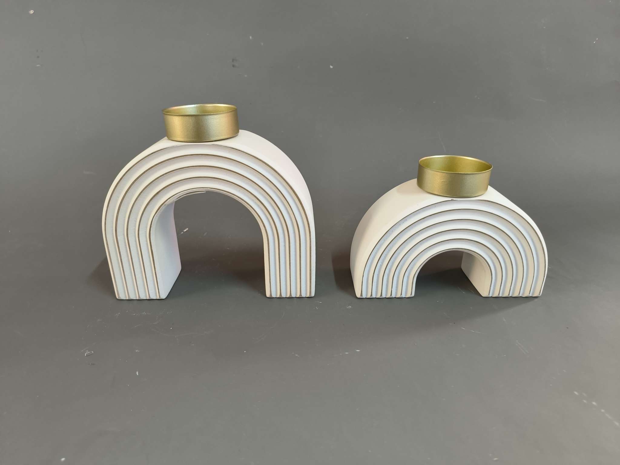 办公文化气氛布置用品烛台蜡烛器皿圣诞蜡烛杯香薰台密度板摆台装饰品详情图4