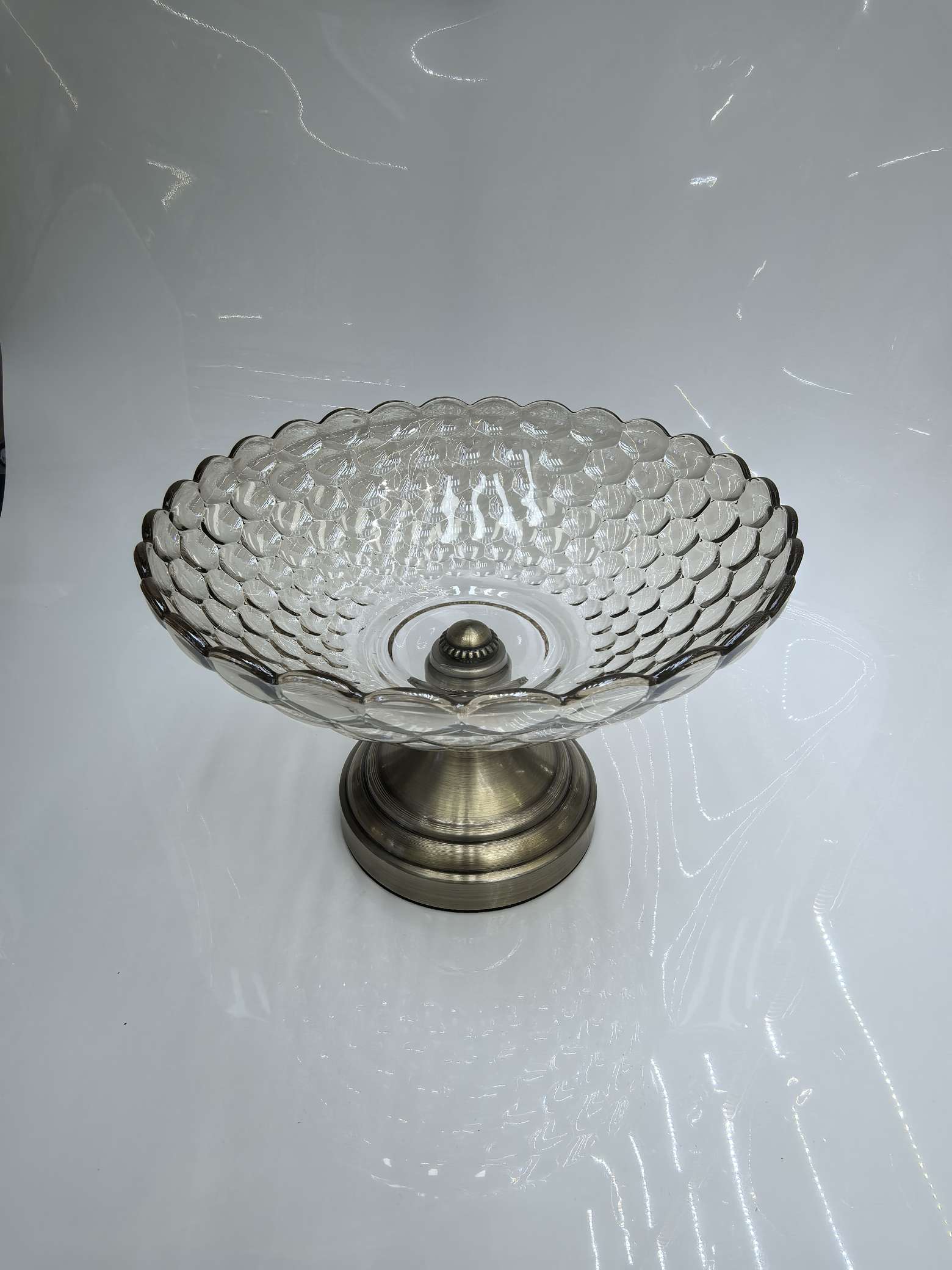 果盘珠点果盘果斗精美玻璃工艺品礼品果盘，可以放糖果，水果，好看实用高端详情图5