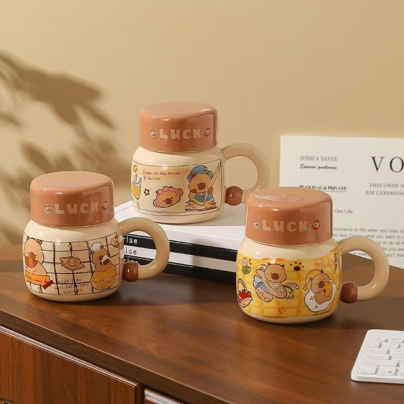 25-year new official authorized mug, cute Tom and Jerry home ceramic cup, birthday goblet, tea cup Specification image
