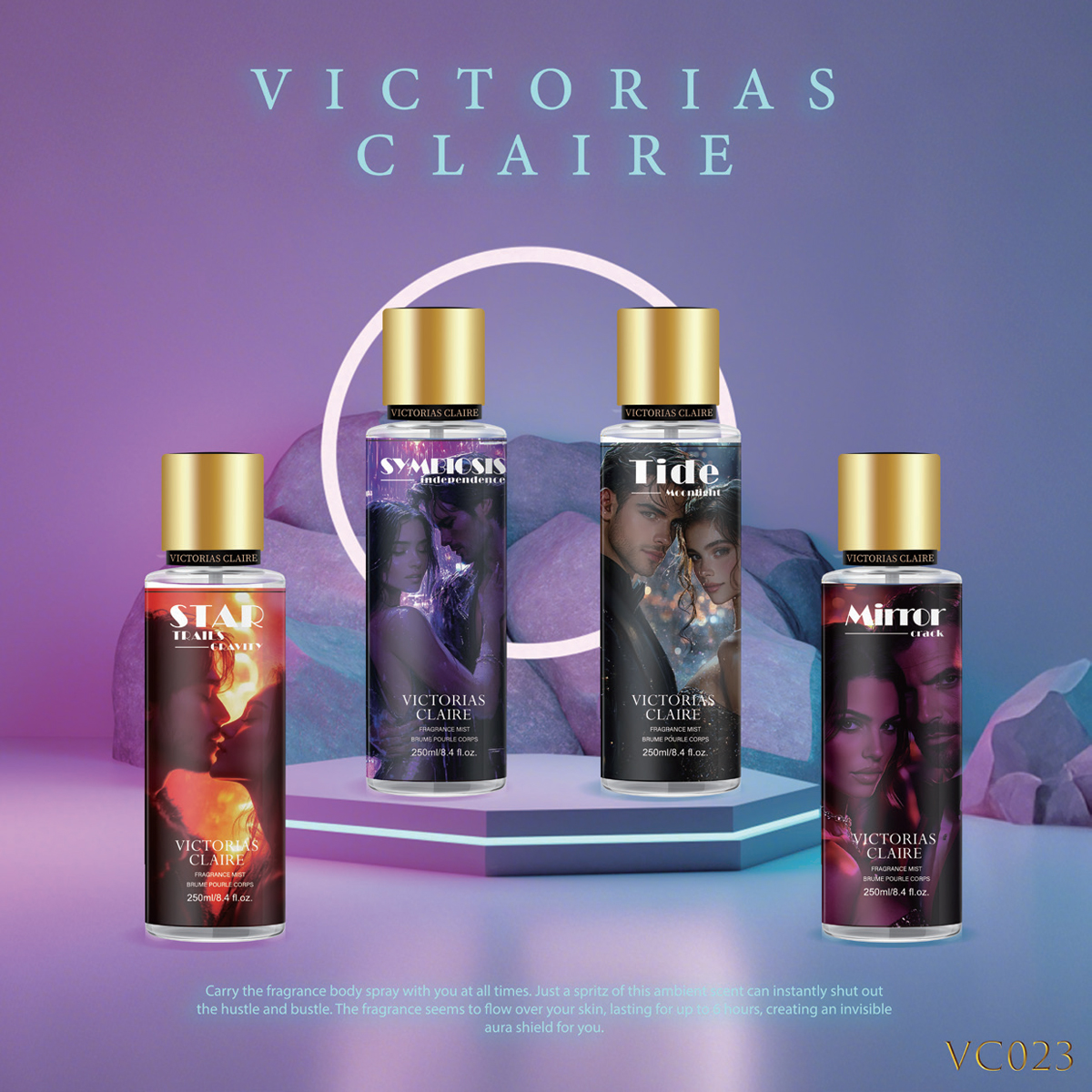 外贸热销香体喷雾 多款式高颜值图案(文字 / 甜品 / 果味)250ml 持久淡香详情21