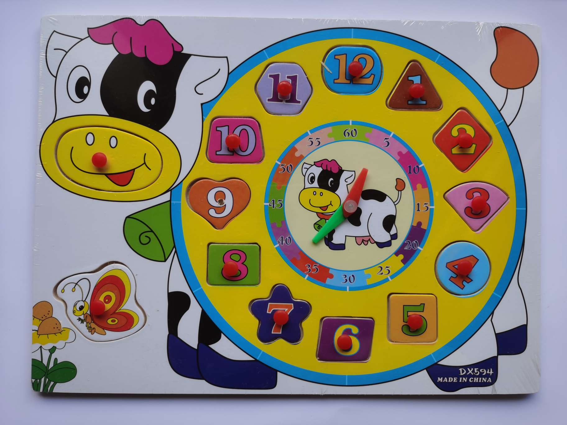 Wooden hand-grabbed board educational toys, children's jigsaw puzzle board, cartoon three-dimensional jigsaw puzzle assembly, fun educational games, suitable for children's learning toys detail image 11