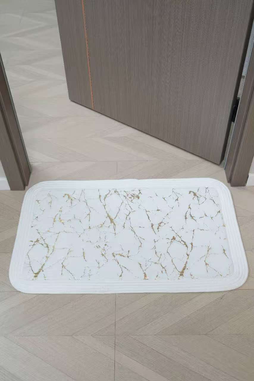 Rabbit fur gilded door mat, anti-slip carpet floor mat Application Scenario