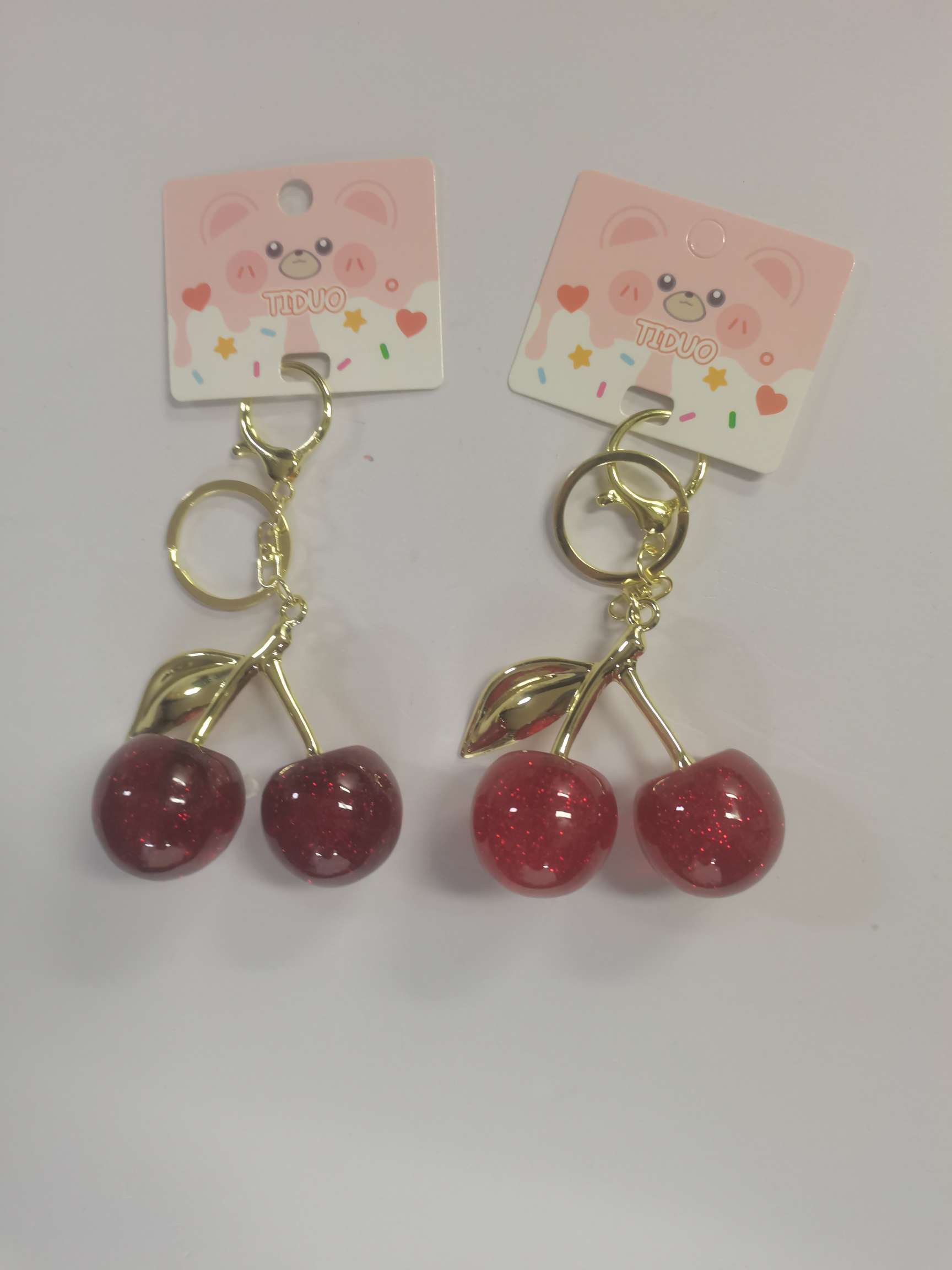 大号樱桃钥匙圈钥匙挂饰品挂饰钥匙扣时尚个性潮流百搭钥匙挂