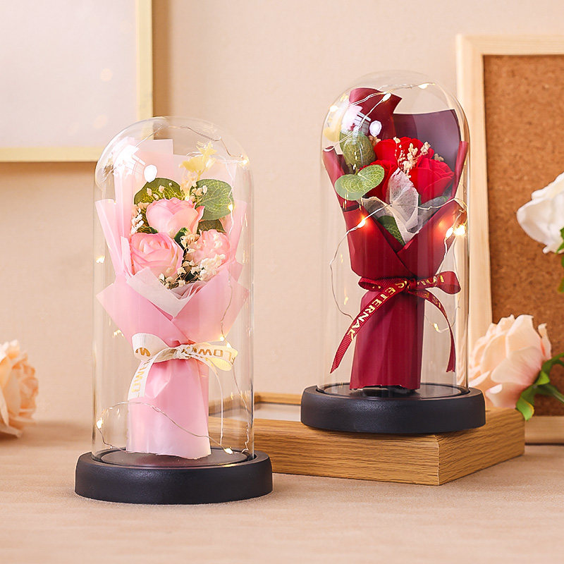 香皂肥皂片/肥皂花/香皂/花杆/永生花礼物细节图