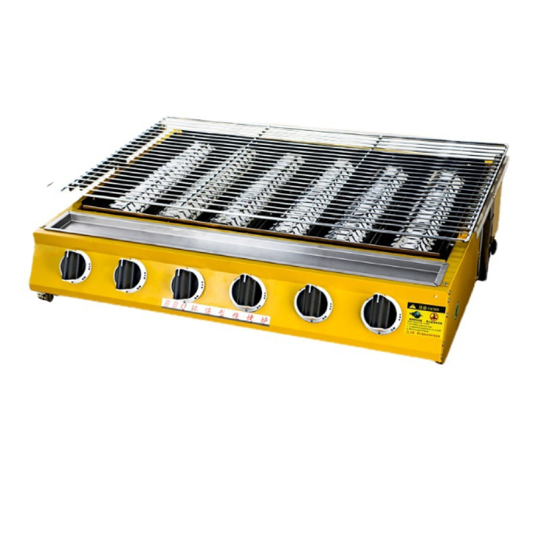 Gas-fired barbecue grills, commercial barbecue grills, kebab machines, oyster and scallop grills, night market barbecue grills Application Scenario