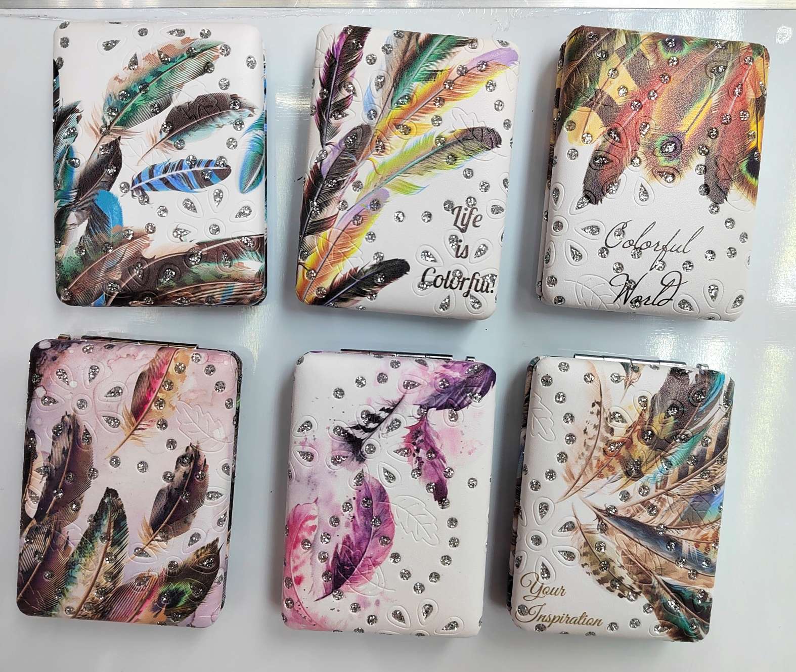 化妆镜 口袋镜子  镜子  高清镜子 镜子化妆镜化妆镜镜子化妆镜白底实物图