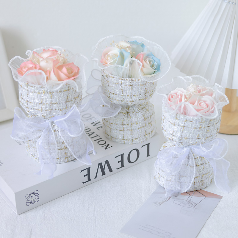 香皂肥皂片/肥皂花/香皂/花杆/永生花礼物产品图