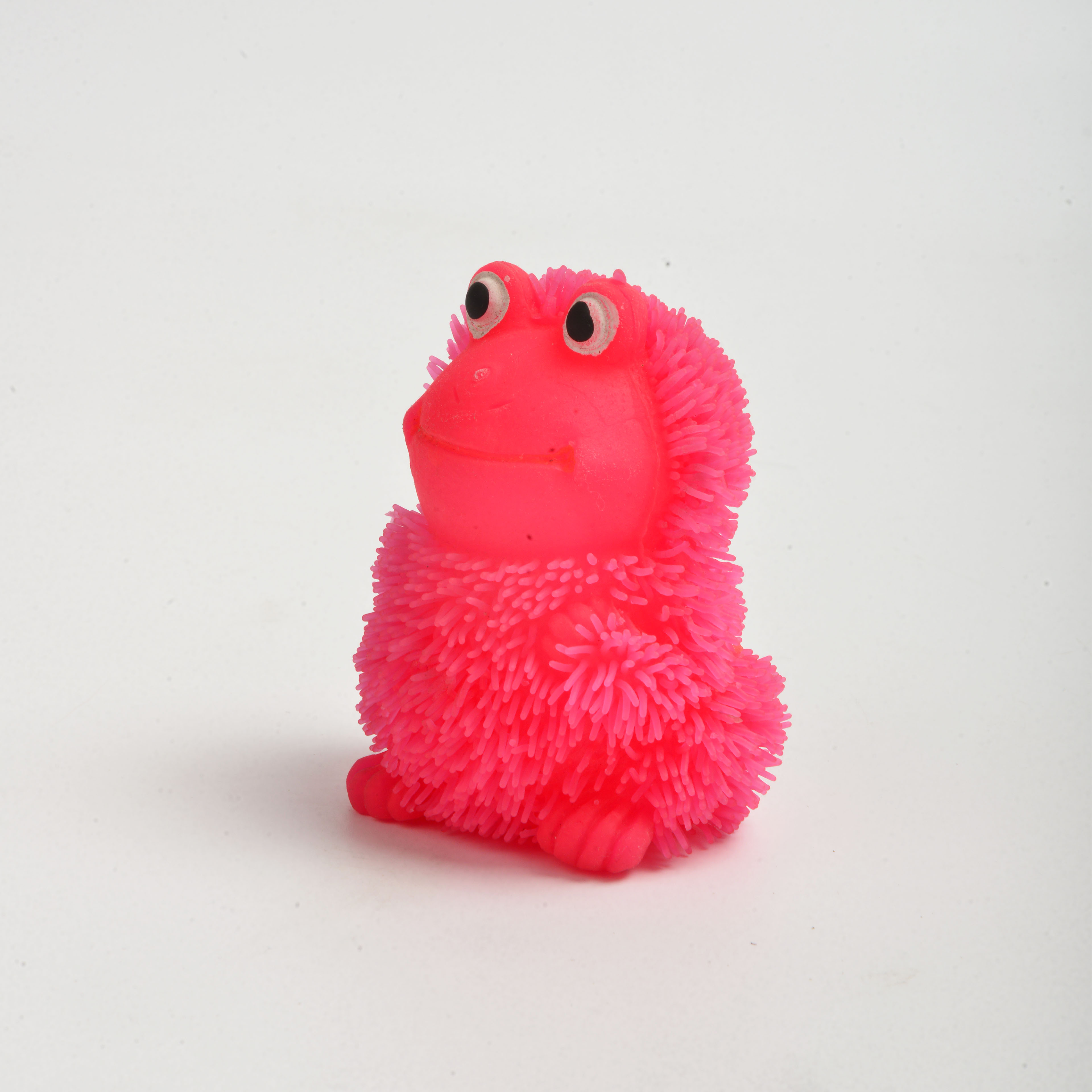 Hot-selling YOYO Frog Glow Stress-Relief Little Frog Popular Fun Fuzzy Ball Children's Toy TPR Soft Rubber Animal details Picture