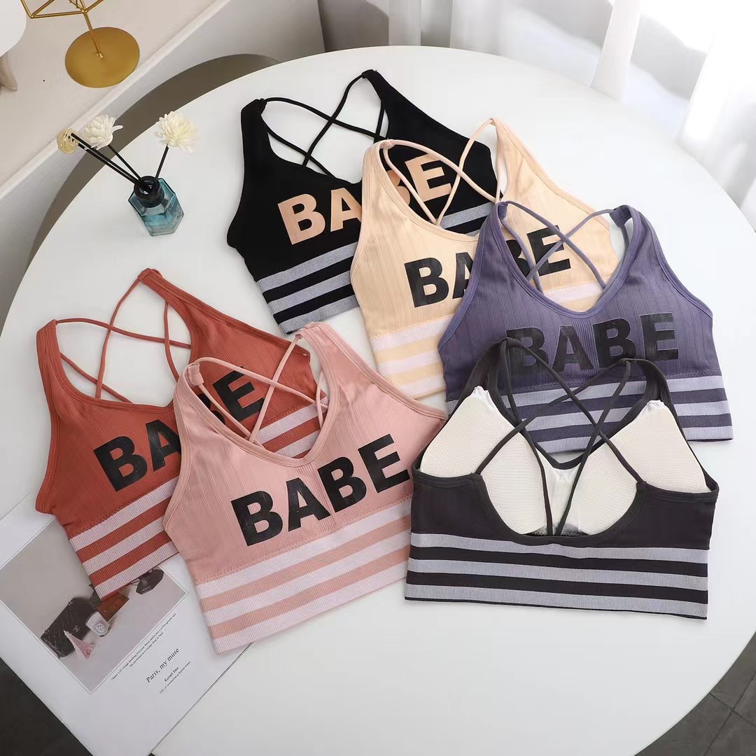 【 Sexy Cross Back Wrap 】 bra undefined