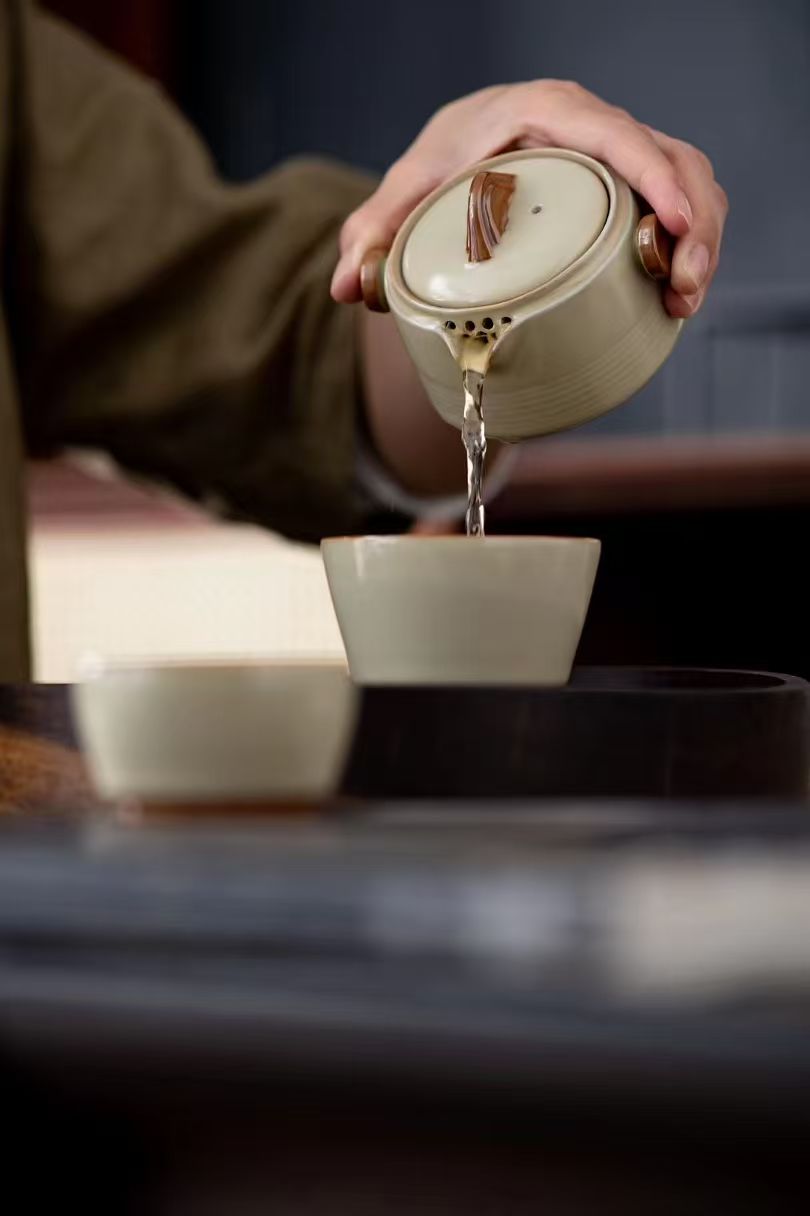 汝州瓷器旅行茶具套装便携式出行茶具组合旅行用品优雅实用详情4