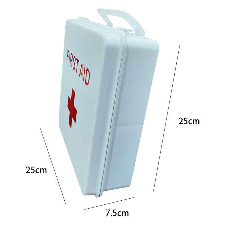 Multi-functional PP first aid kit, portable and wall-mounted emergency storage box Specification image