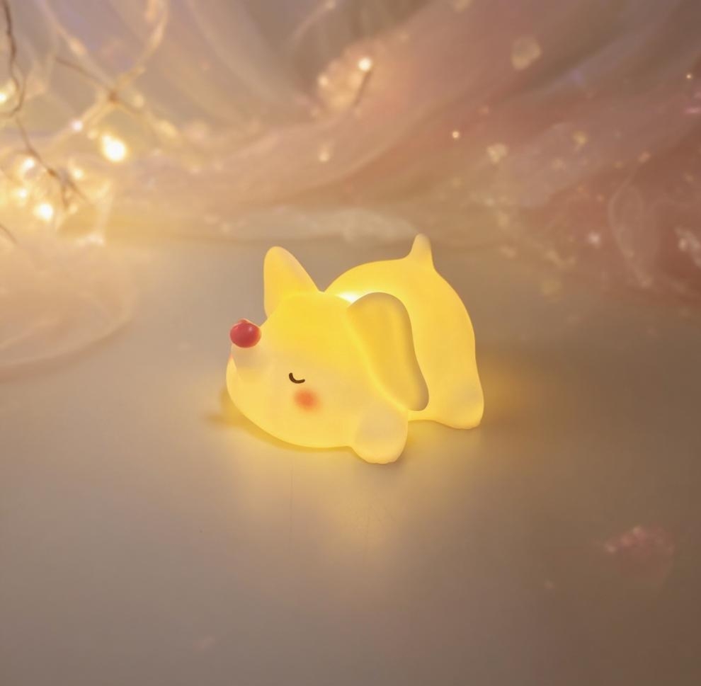 Nordic girl elephant night light Ambient light table lamp lighting Valentine's Day gift creative display piece Warm night companion ambient light can be used as a stand