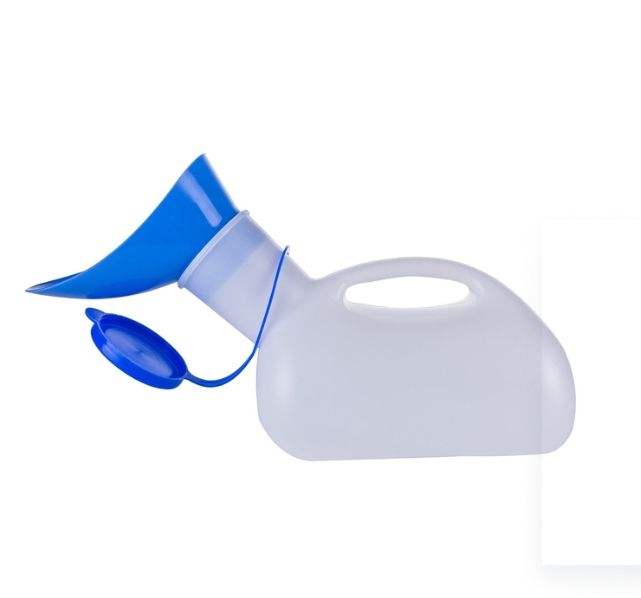 Portable plastic urinals, disposable incontinence pads, urine collection bags for men and women detail image 3