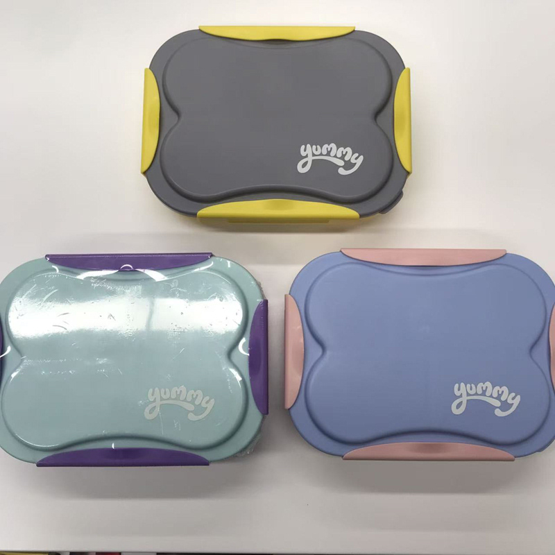 YUMMY 多色可爱便当盒 便携密封防漏饭盒 学生上班带饭餐盒详情3