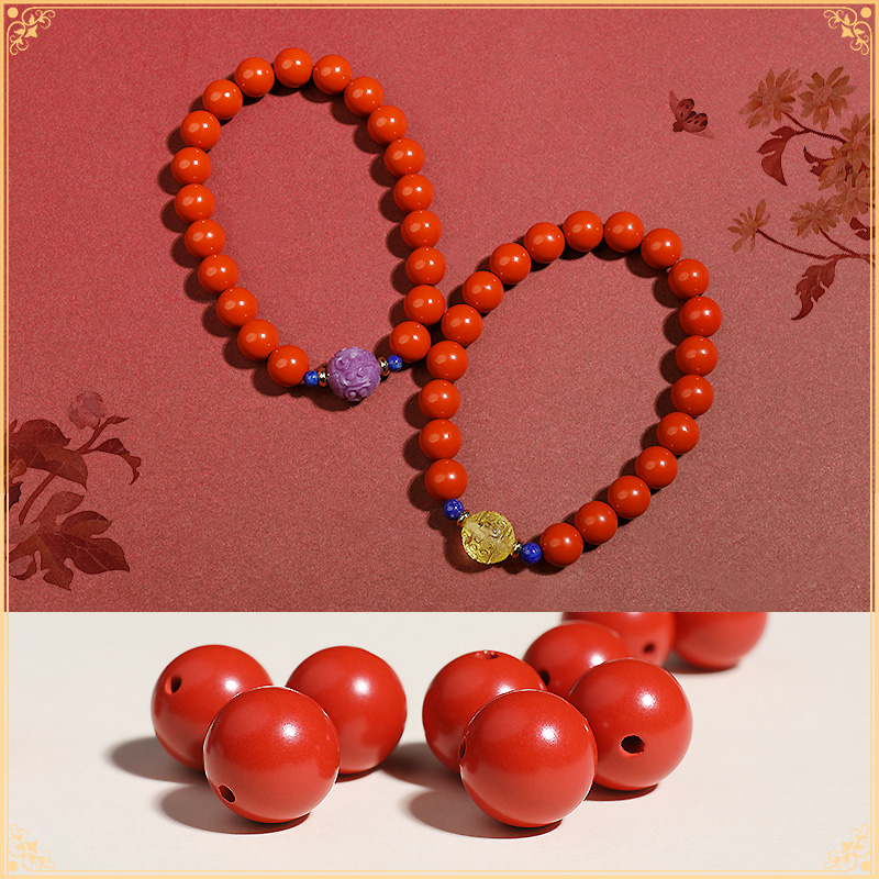 Cinnabar Five Elements Women's DIY bracelet Application Scenario