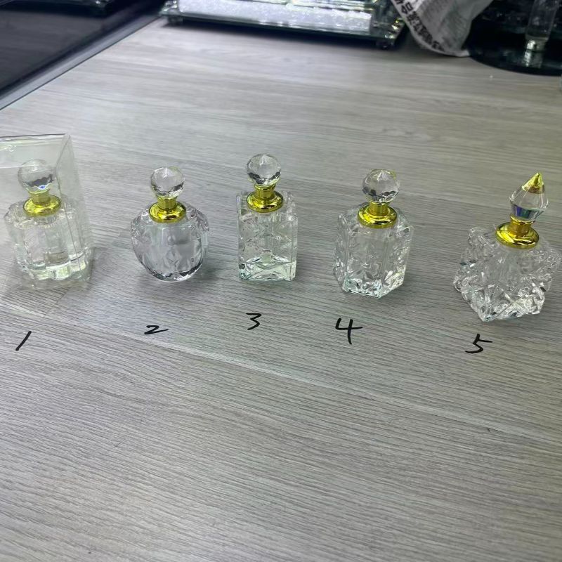 水晶玻璃香水瓶简约时尚精油色料瓶香水分装创意跨境礼品