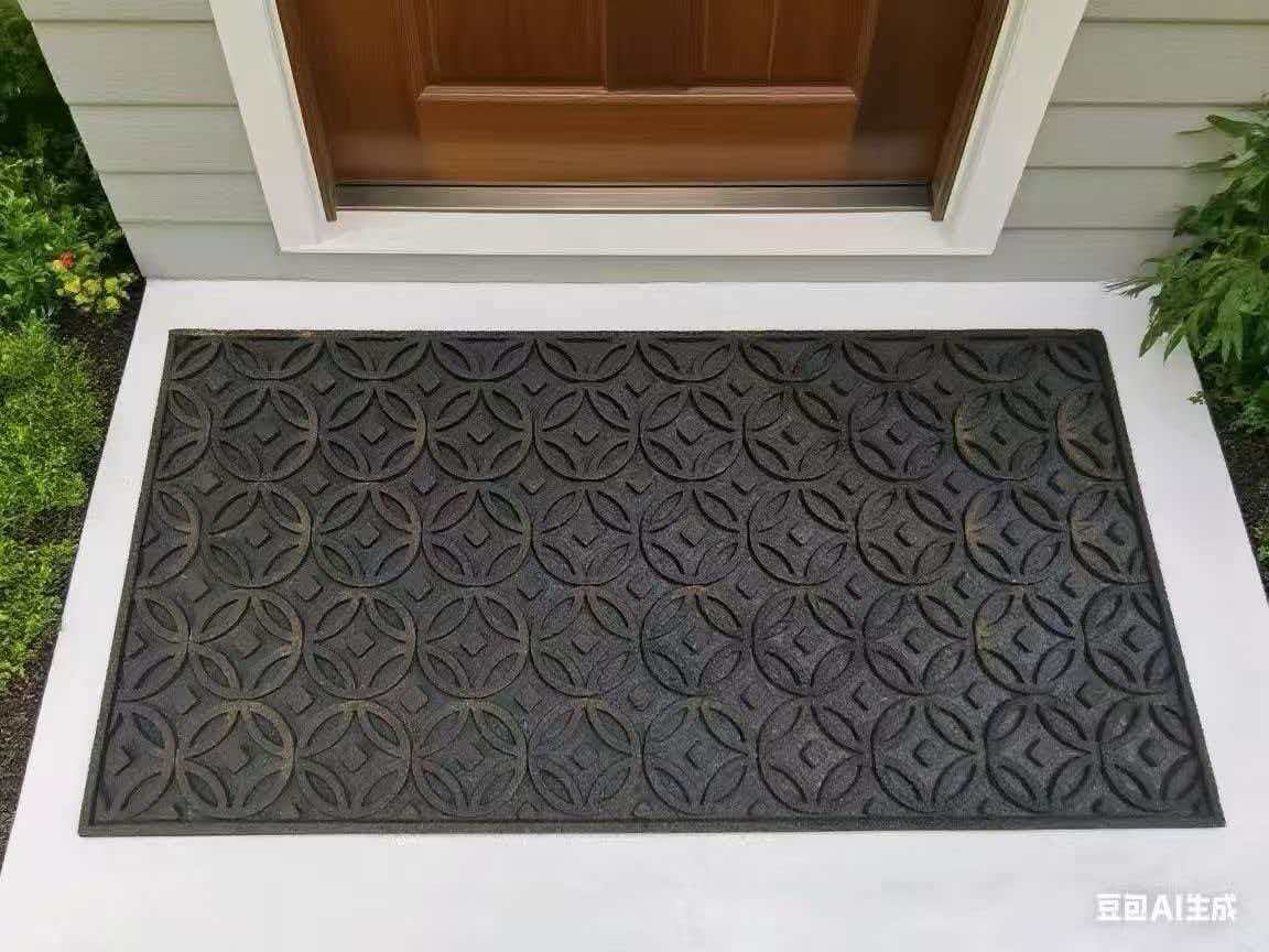 Thickened outdoor anti-slip rubber printed carpet floor mat Specification image