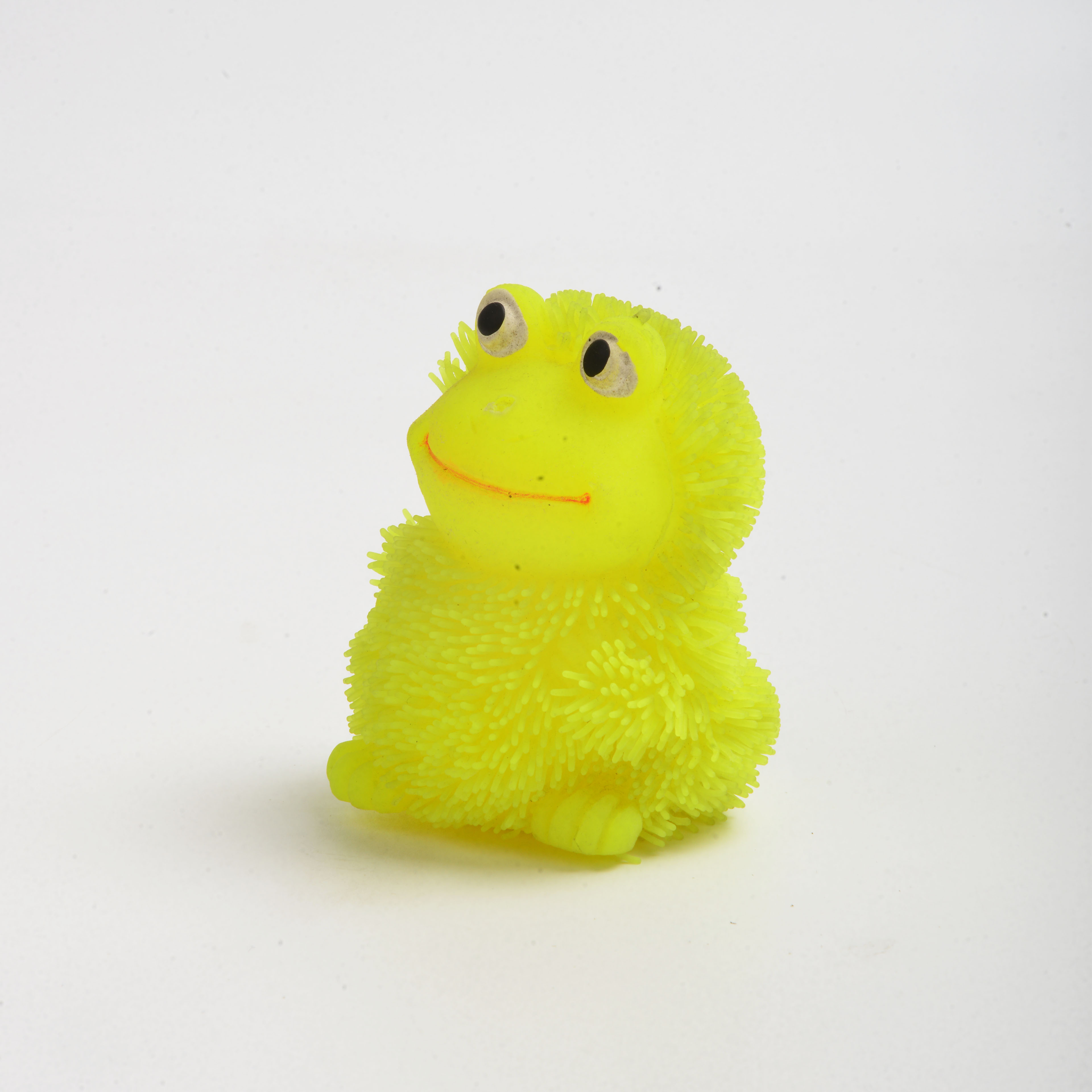 Hot-selling YOYO Frog Glow Stress-Relief Little Frog Popular Fun Fuzzy Ball Children's Toy TPR Soft Rubber Animal Specification drawing