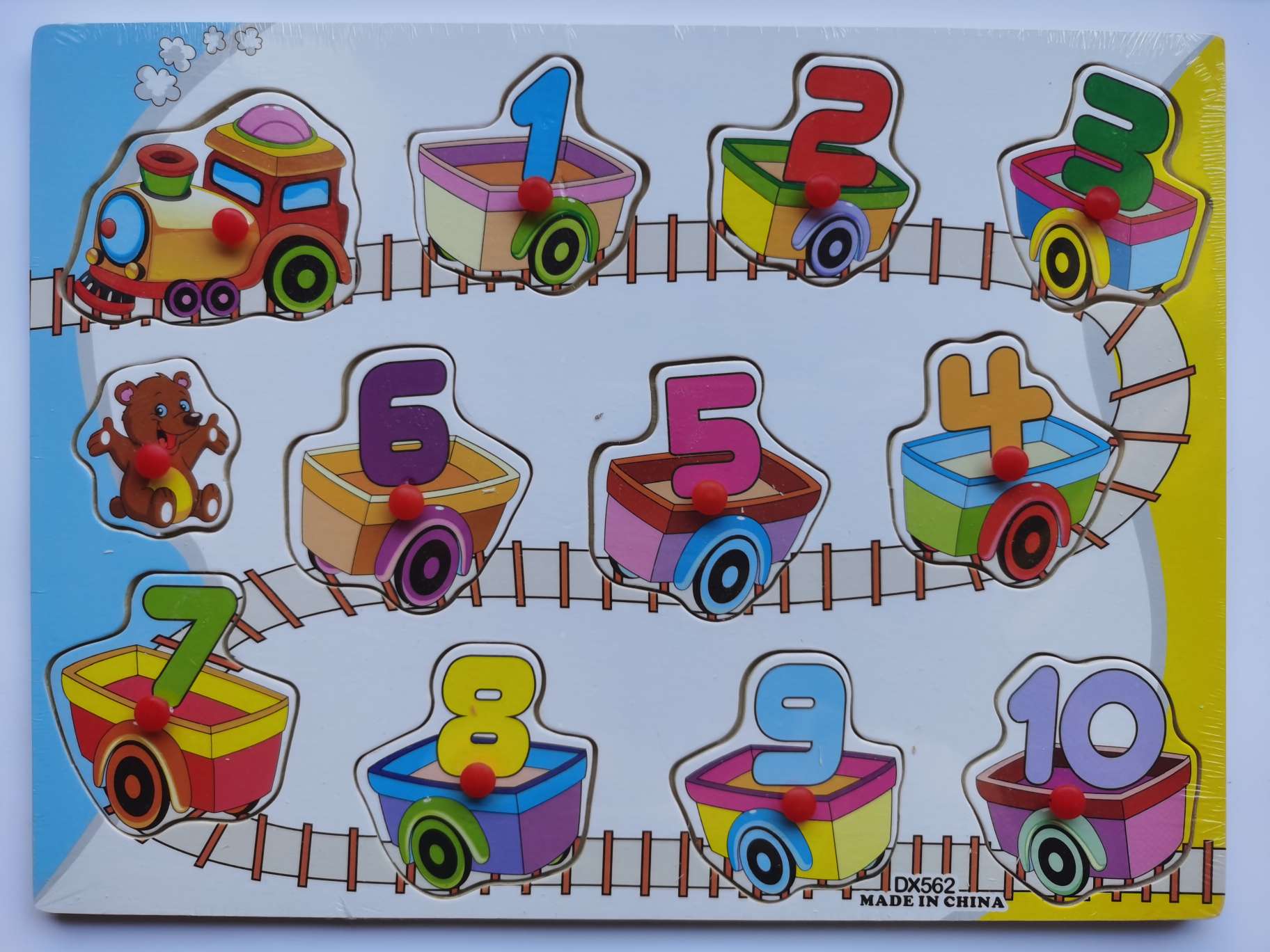 Wooden hand-grabbed board educational toys, children's jigsaw puzzle board, cartoon three-dimensional jigsaw puzzle assembly, fun educational games, suitable for children's learning toys detail image 18
