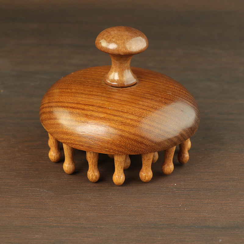 Multi-functional beauty, skin care and makeup tools, hair comb mirror, hair comb, air cushion comb, wooden comb, hairstyle comb, suitable for men and women, sandalwood comb, massage comb detail image 11