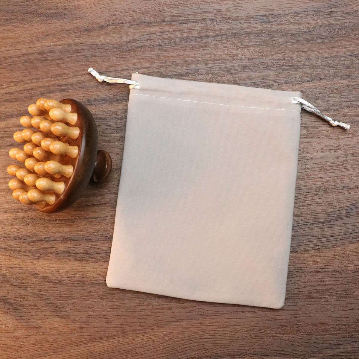 Multi-functional beauty, skin care and makeup tools, hair comb mirror, hair comb, air cushion comb, wooden comb, hairstyle comb, suitable for men and women, sandalwood comb, massage comb Specification image