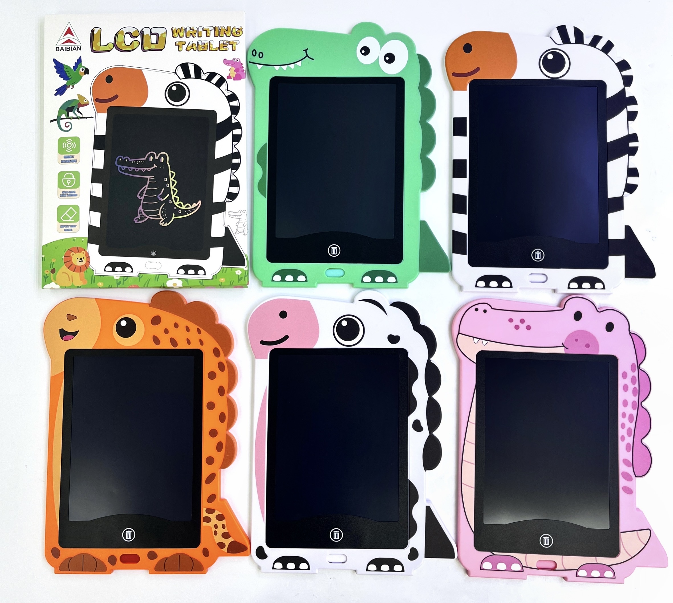 9寸彩色液晶写字板恐龙百变玩具产品图