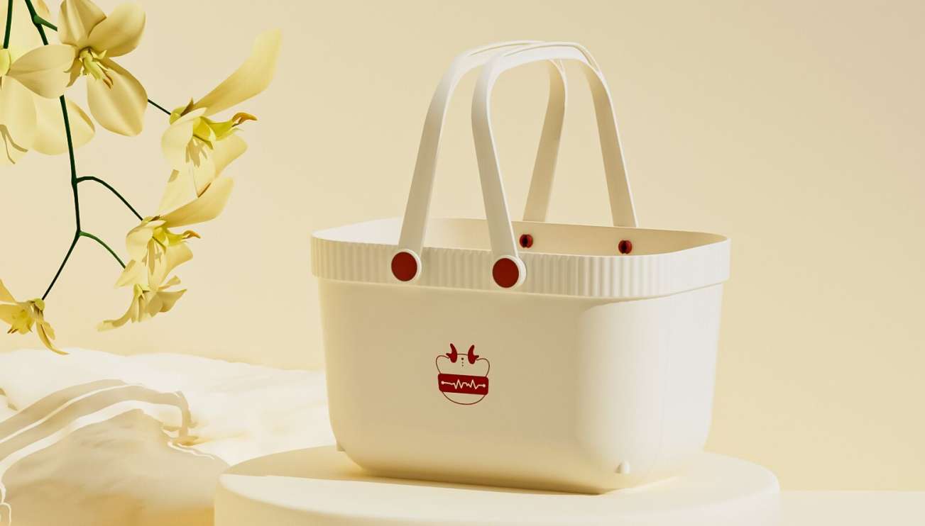 T54-TH-6218 new Domilon storage basket, bathroom storage basket, dormitory students bathing