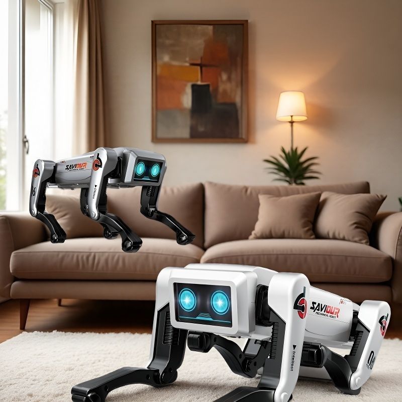 Wuyuan Toy Mechanical Dog 2025 Remote Control Mechanical Water Bomb Tank Dog Intelligent AI Programming Bionic Toy Small Mechanical Dog Export Wholesale Foreign trade Item Picture