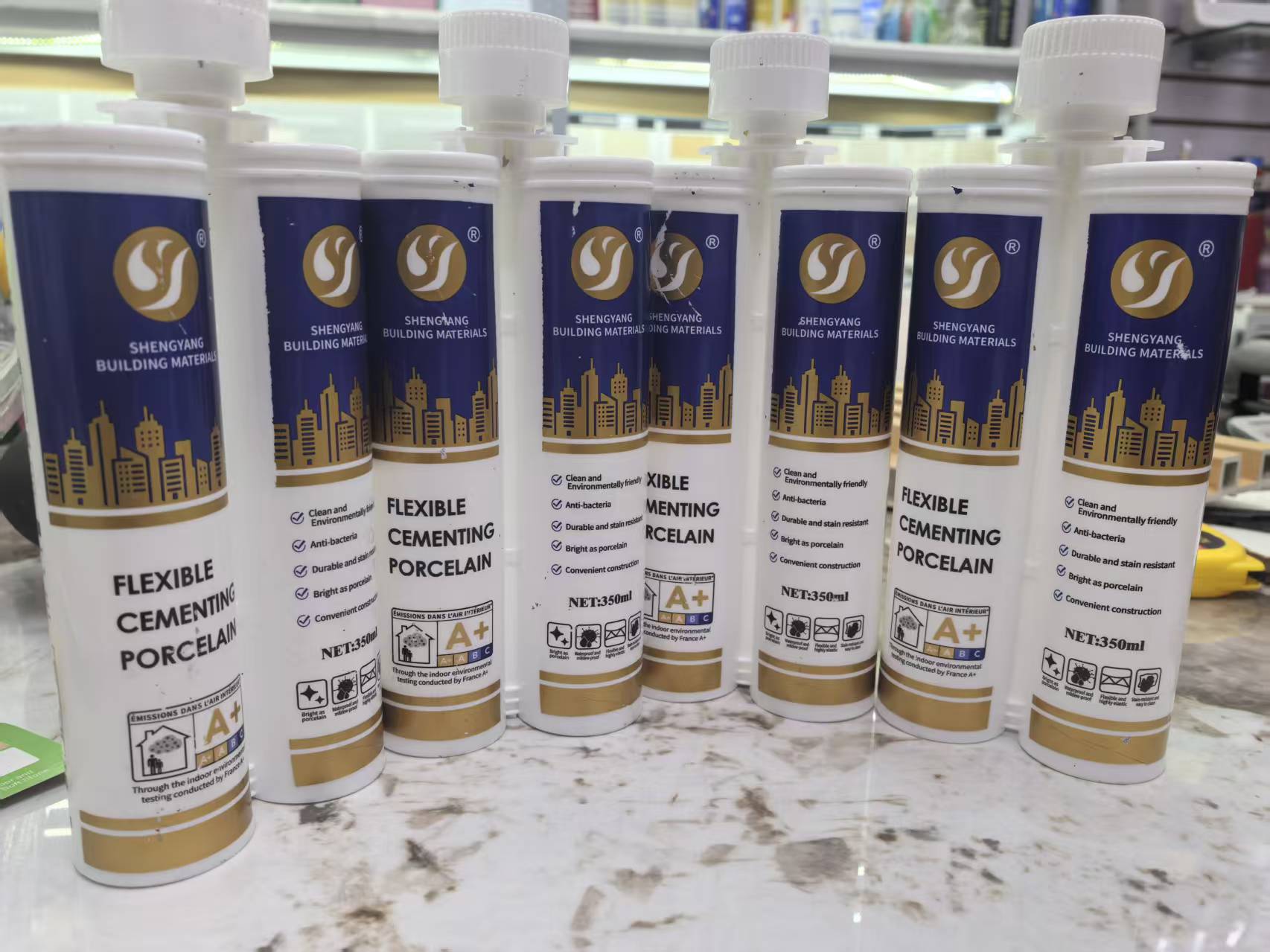美缝剂出口品质瓷砖地砖美缝剂资质齐全方便清关福田大厦A座2楼38号晟洋建材工厂1