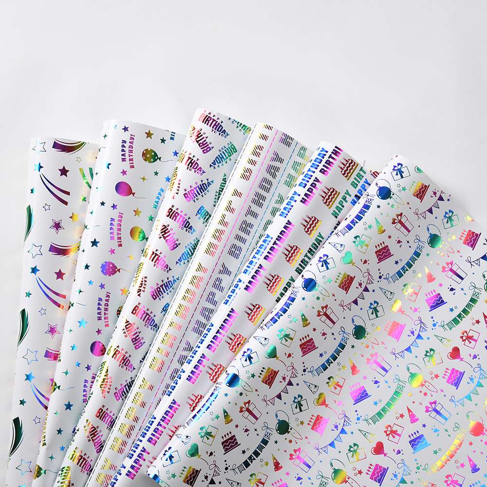 Gift wrapping paper Hotstamp paper 烫金纸 Application Scenario