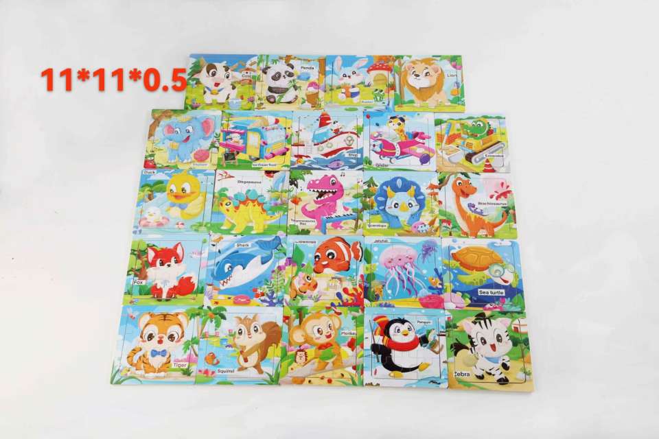 Educational and educational toys for children, wooden jigsaw puzzles, cartoon three-dimensional jigsaw puzzles, and assembly toys are suitable for children's intellectual enlightenment jigsaw puzzles detail image 11