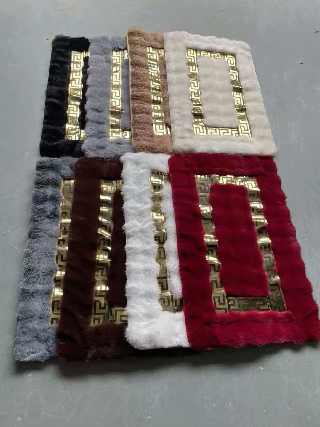 Bubble fleece rabbit fur anti-slip floor MATS, carpets and sofa cushions