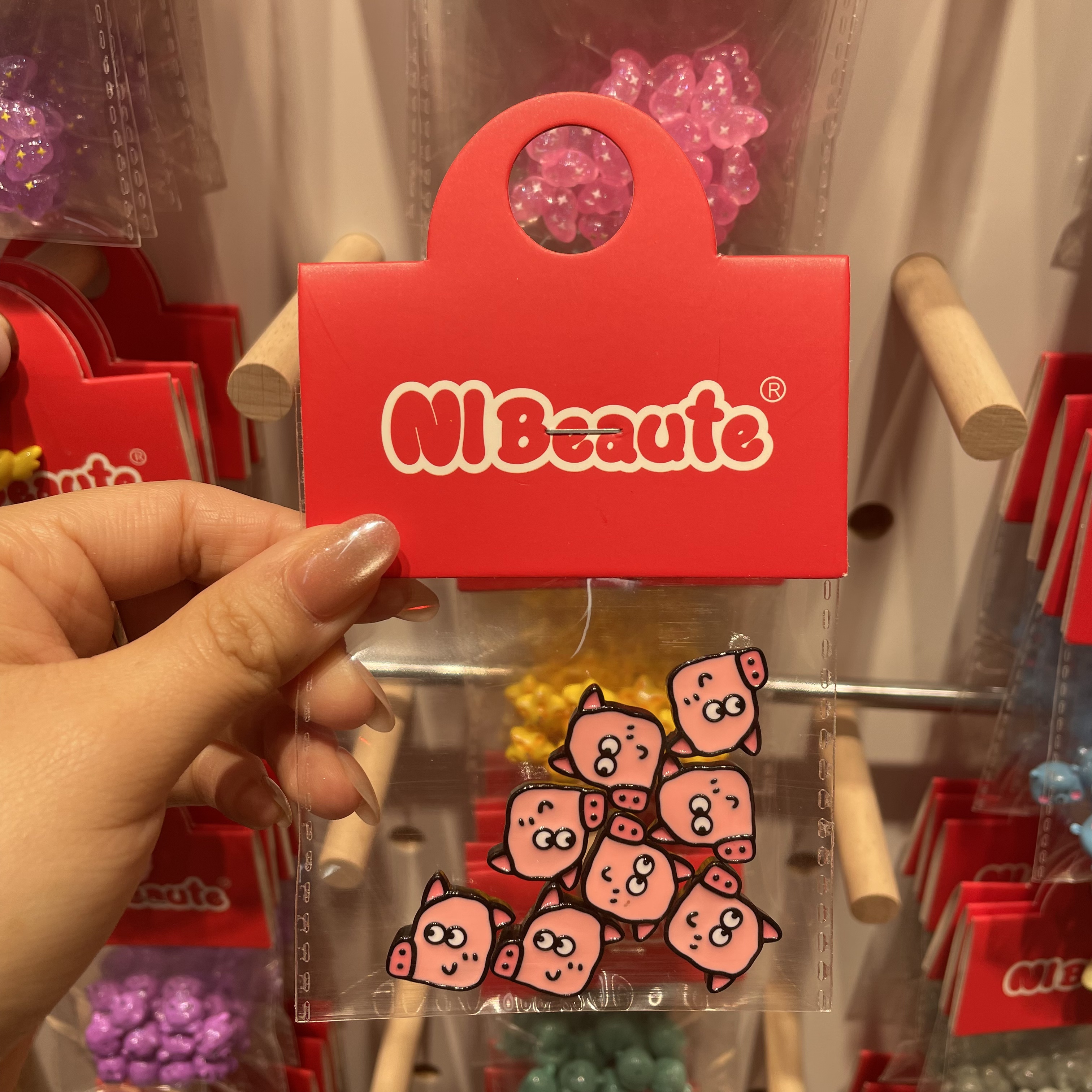 NIBeaute大鼻子猪猪～创意潮流玩具DIY套装详情5