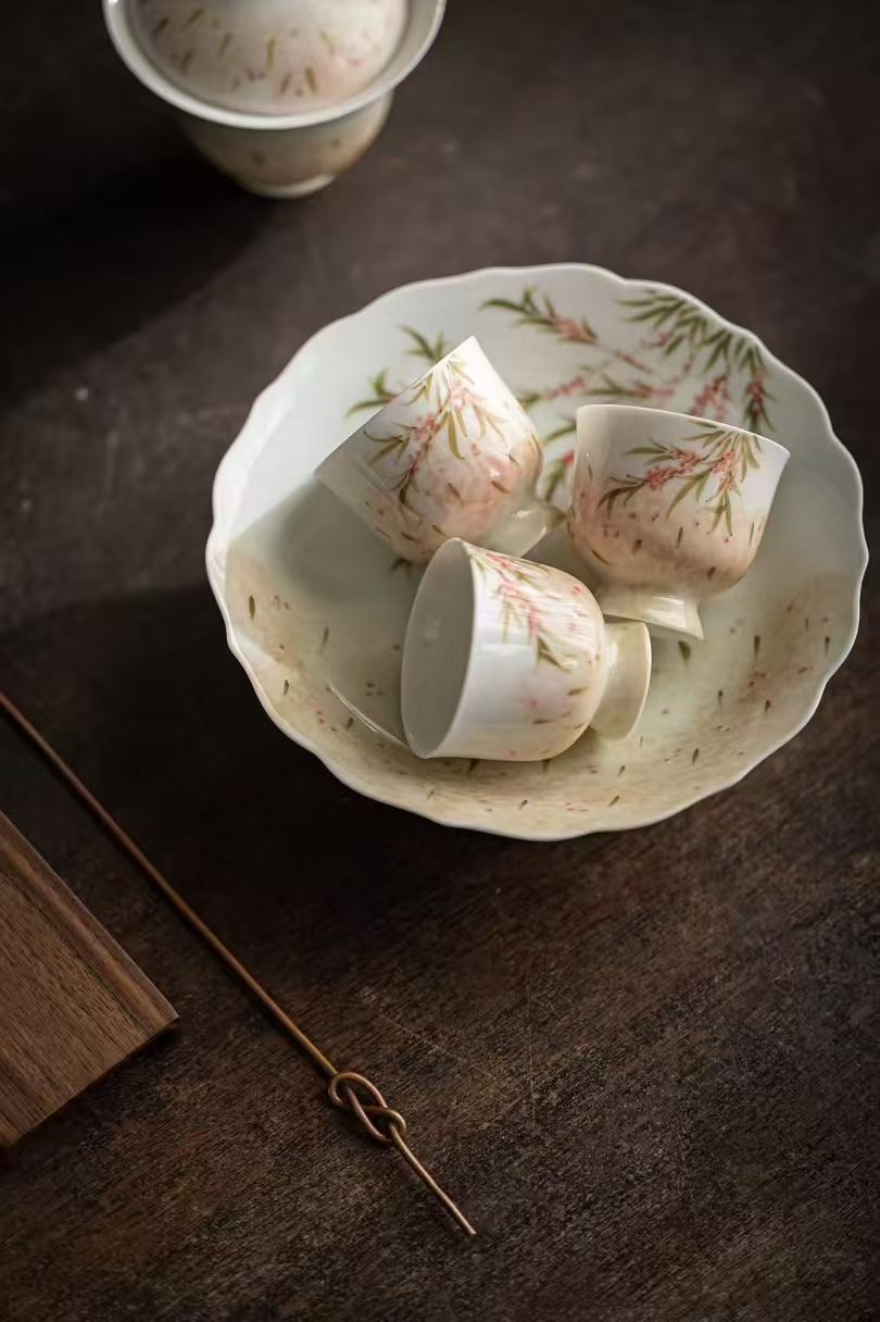 茶具/茶具套装/玻璃茶具/福茶具/商务礼品白底实物图