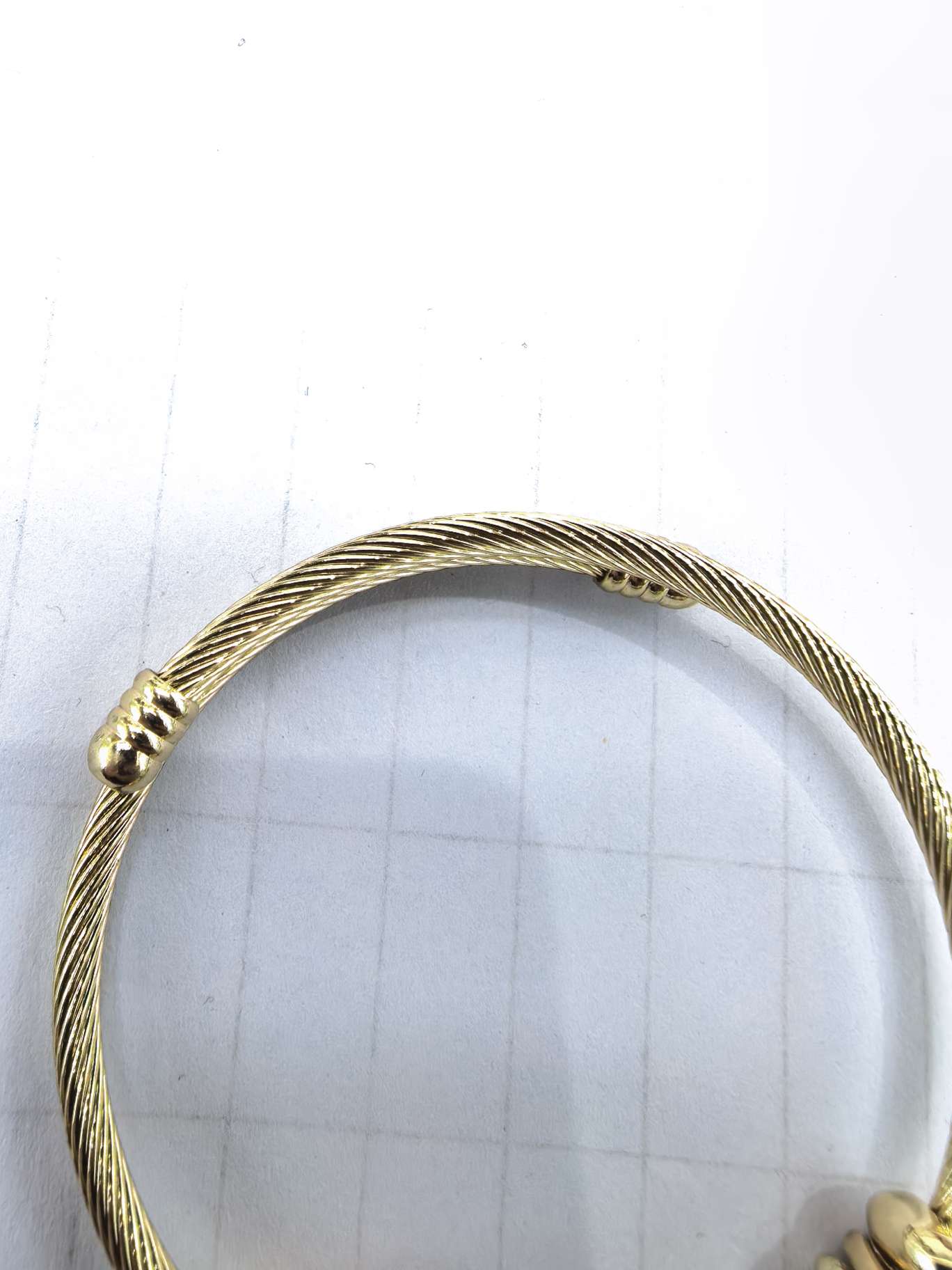天使挂件 不锈钢手链 金色手链 可做刚色 水晶挂件 纯手工制作 详情图6
