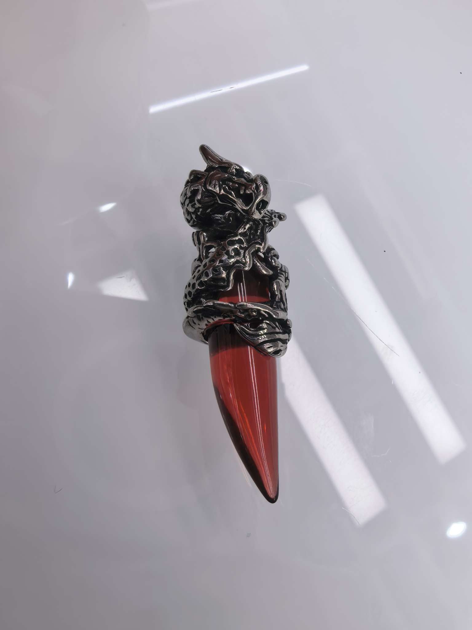 不锈钢暗黑风欧美潮流热销款霸气中国龙男女主吊坠