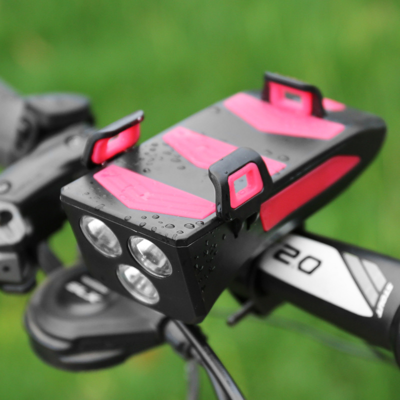 Bicycle light, mobile phone stand, cycling bicycle headlight, mobile phone stand, power bank speaker, multi-in-one bicycle light model pic 7