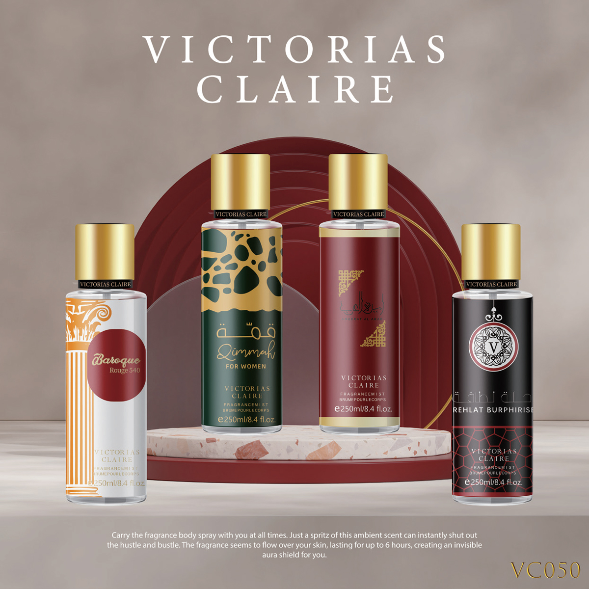 外贸热销香体喷雾 多款式高颜值图案(文字 / 甜品 / 果味)250ml 持久淡香详情22