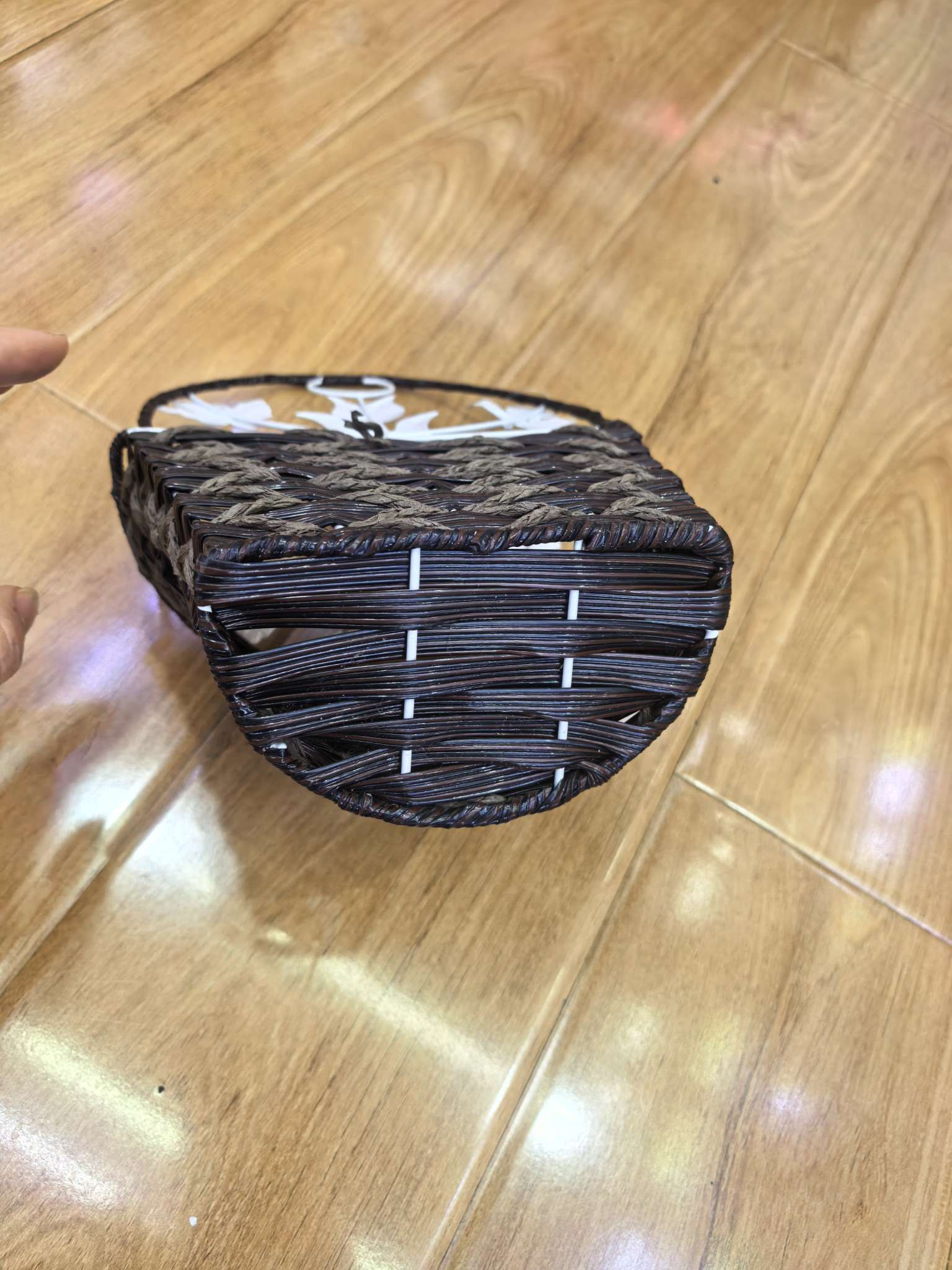 工艺品礼品装饰花桶仿真花配件2025菊花花环编织工艺花篮海胆壳摆件花篮工艺品白底实物图