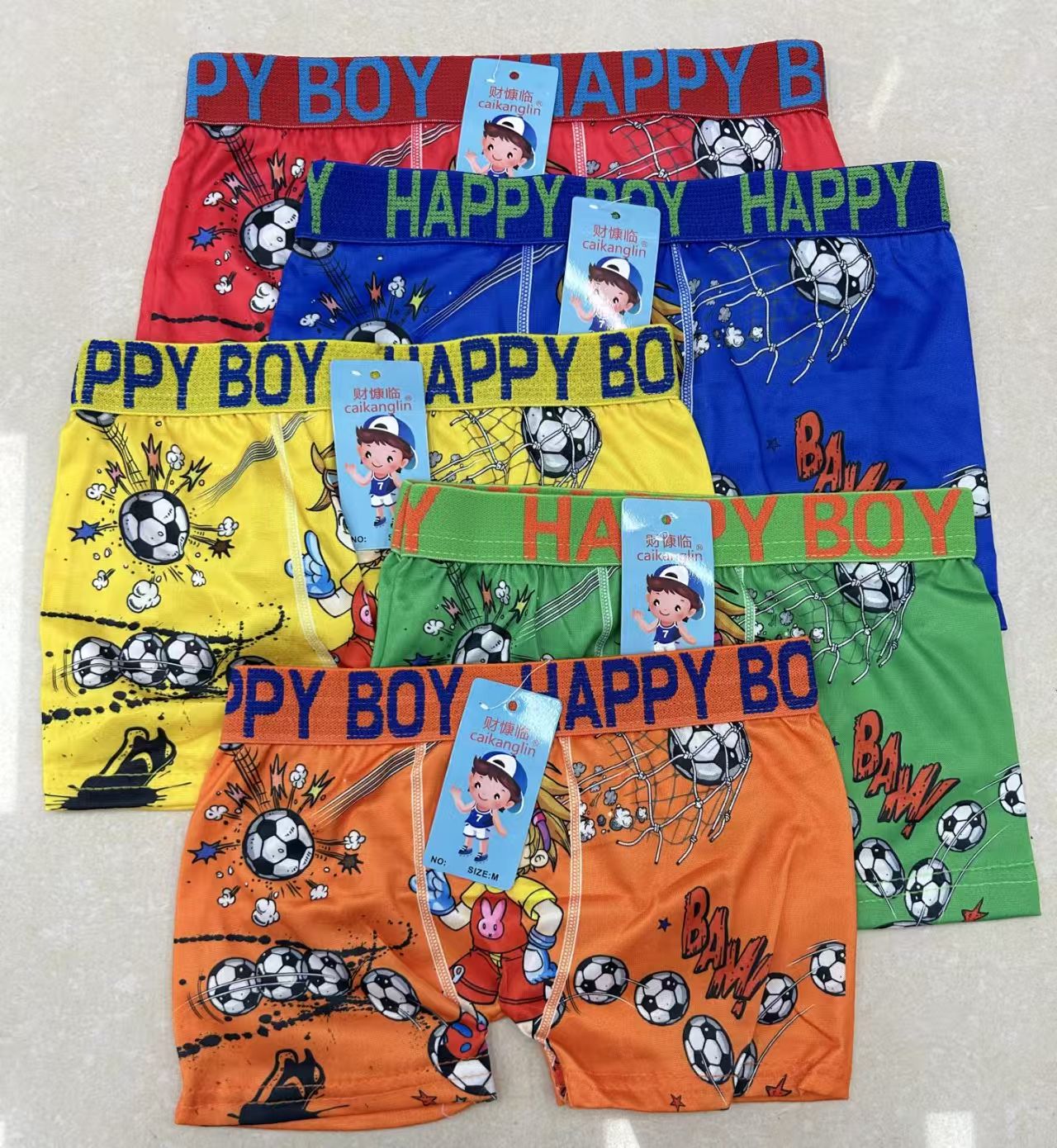 Printed children's underwear and boys' underwear for export to Europe, America and Africa Specification drawing