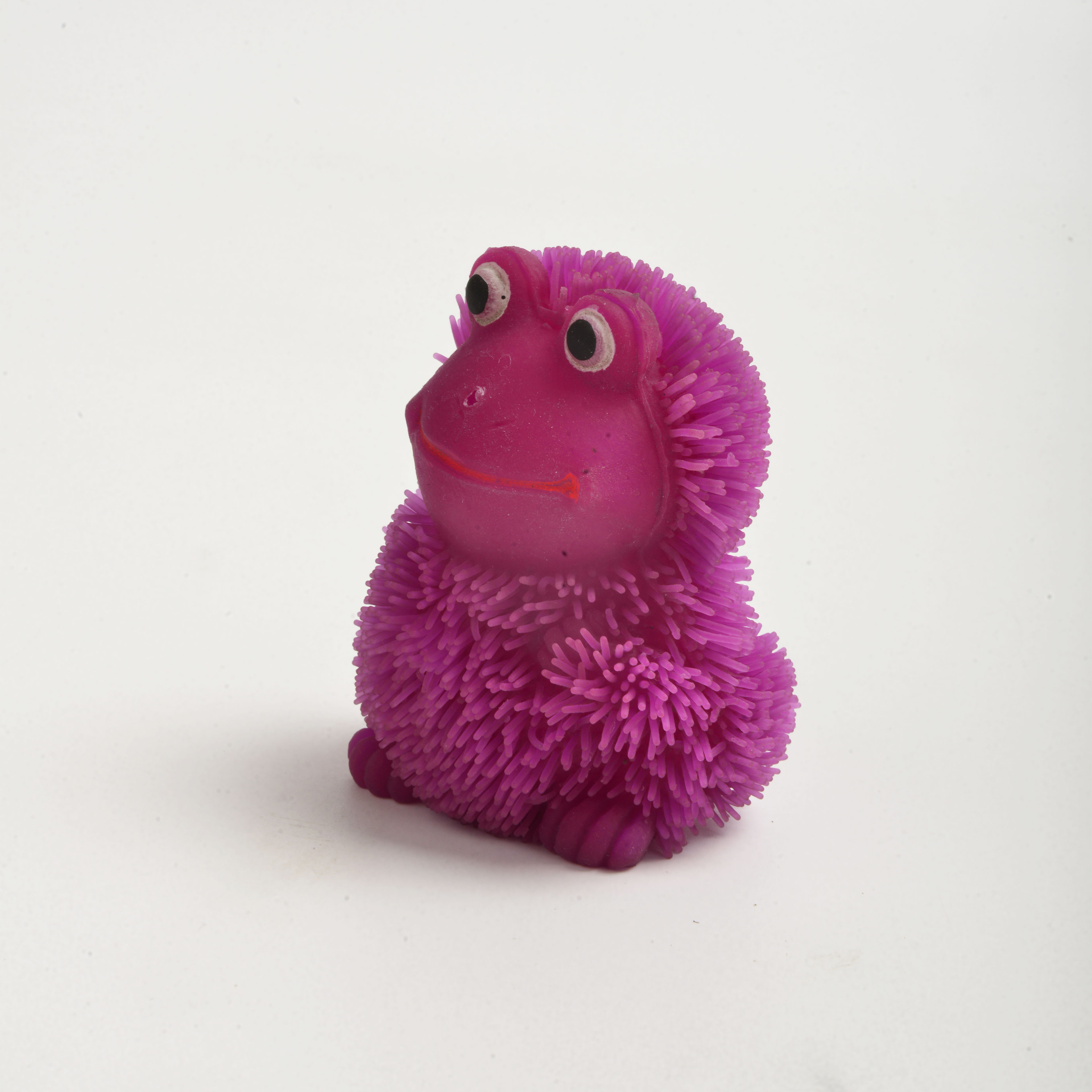 Hot-selling YOYO Frog Glow Stress-Relief Little Frog Popular Fun Fuzzy Ball Children's Toy TPR Soft Rubber Animal full figure
