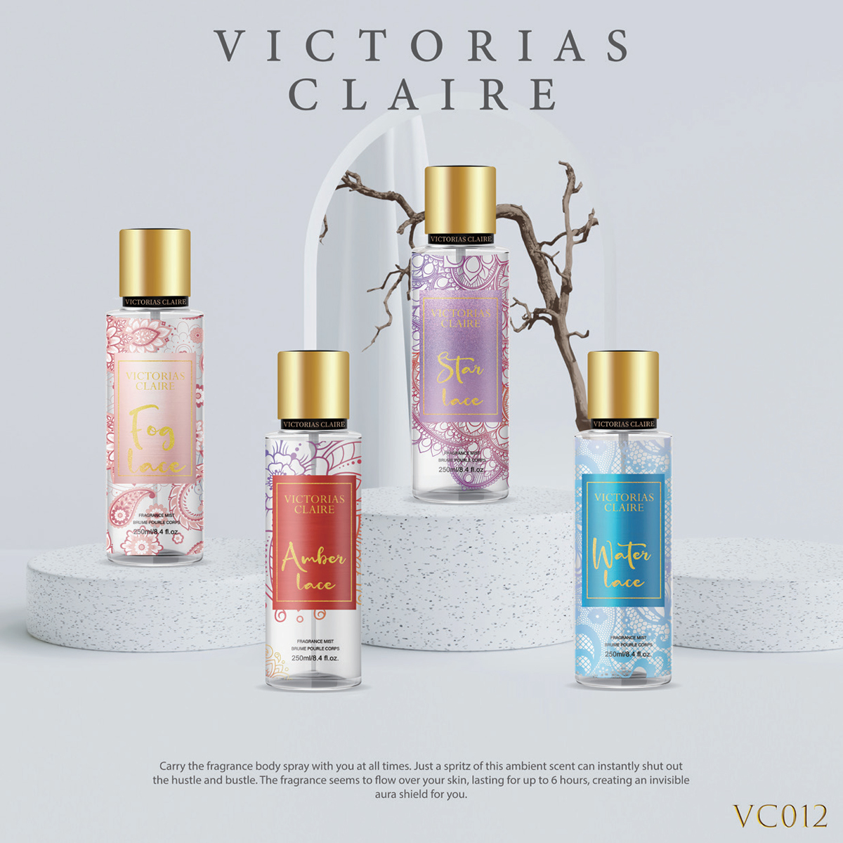 外贸热销香体喷雾 多款式高颜值图案(文字 / 甜品 / 果味)250ml 持久淡香详情12