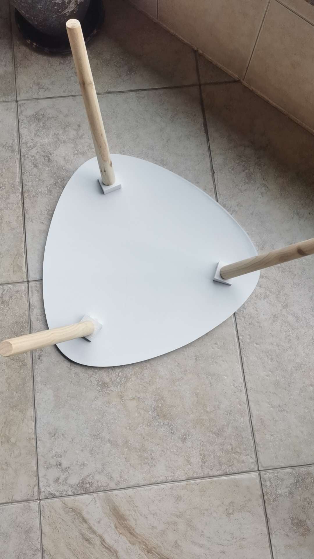 现代简约家装建材客厅家具套装茶几咖啡桌电话桌小茶几白色两件套三角桌详情图4