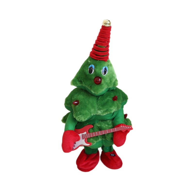 Cross-border Christmas toys, electric swaying, singing and dancing Christmas trees, Santa Claus plush toys, Christmas gifts, plush toys, creative and trendy toys, dolls Item Picture