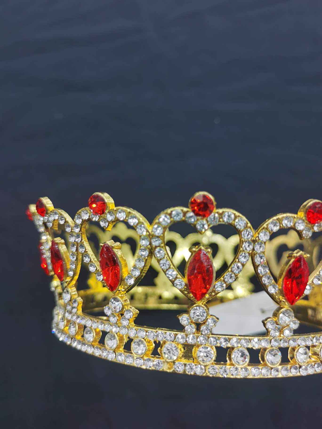 Crown bridal headdress detail image 2