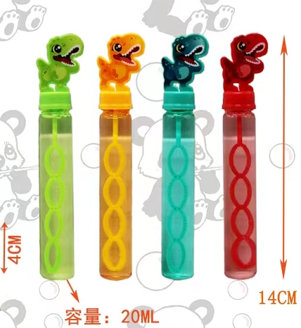 霸王龙口袋泡泡棒，颜色精美，款式生动可爱！四孔出泡多多，泡泡色彩斑斓，事宜儿童玩耍嬉戏，是小朋友的可爱伴侣，值得期待